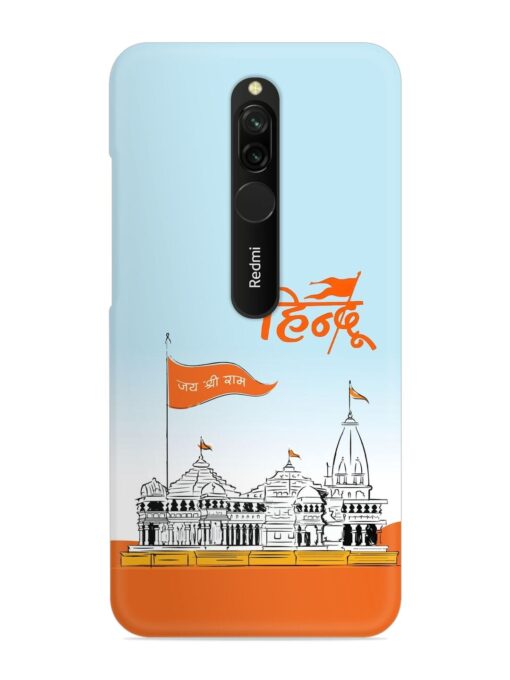 Ram Mandir Hindu Snap Case for Xiaomi Redmi 8