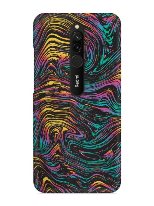 Abstract Liquid Colors Snap Case for Xiaomi Redmi 8