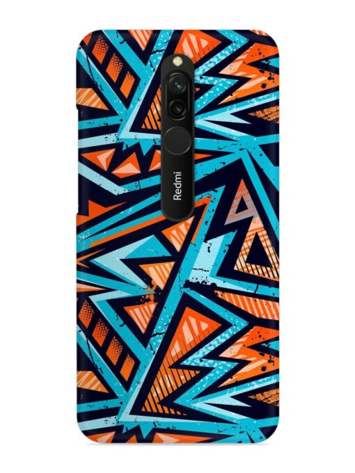 Abstract Seamless Grunge Snap Case for Xiaomi Redmi 8 Zapvi