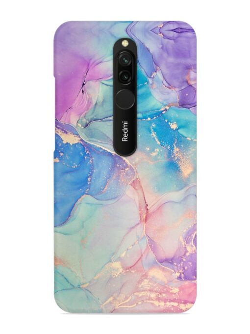 Alcohol Ink Colors Snap Case for Xiaomi Redmi 8 Zapvi