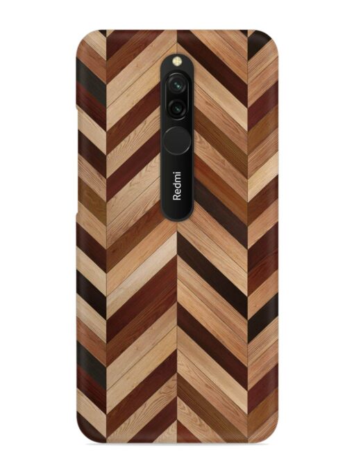 Seamless Wood Parquet Snap Case for Xiaomi Redmi 8