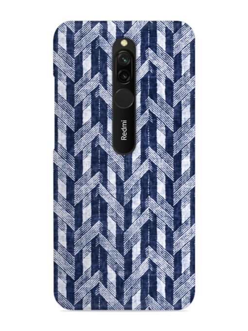 Abstract Herringbone Motif Snap Case for Xiaomi Redmi 8 Zapvi