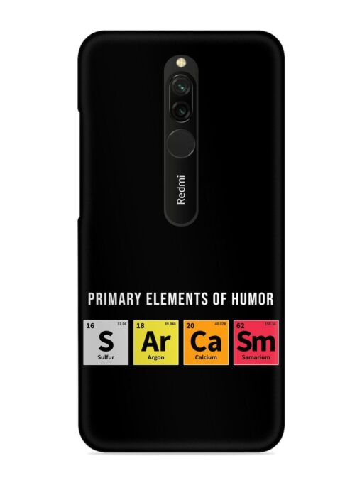 Primary Elements Humor Snap Case for Xiaomi Redmi 8