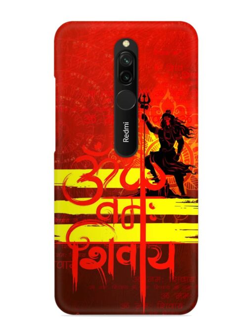 Illustration Lord Shiva Snap Case for Xiaomi Redmi 8