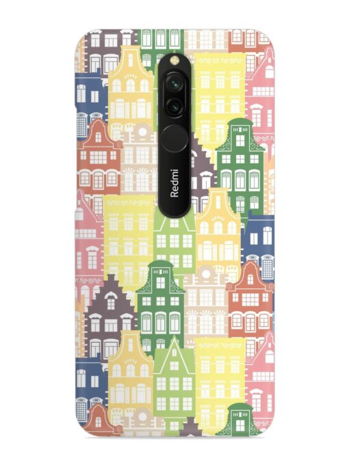 Seamless Shapes Pattern Snap Case for Xiaomi Redmi 8 Zapvi