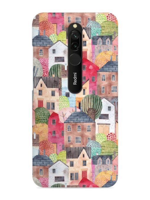 Abstract Seamless Pattern Snap Case for Xiaomi Redmi 8