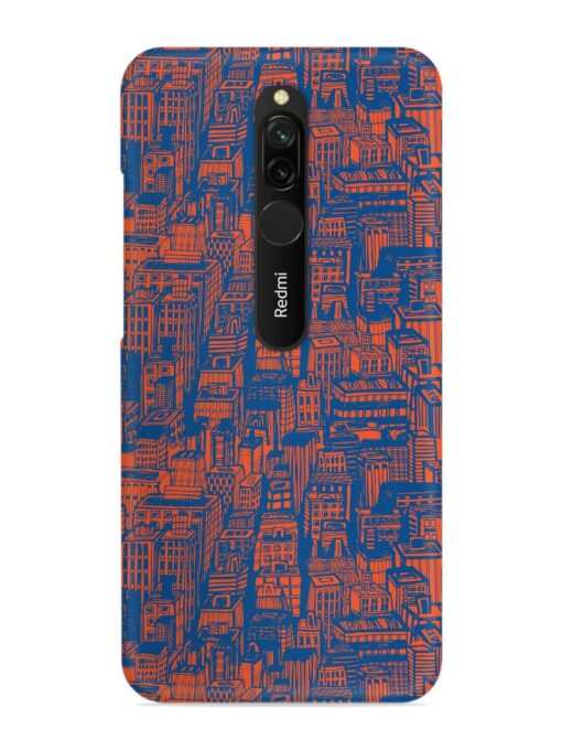 Hand Drawn Seamless Snap Case for Xiaomi Redmi 8