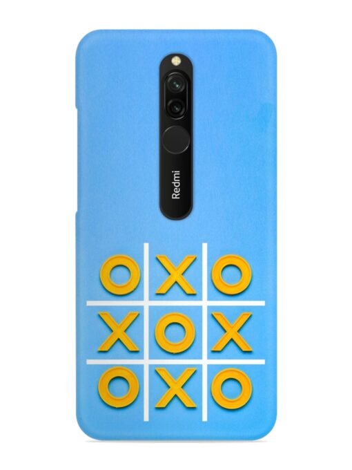 Yellow Plastic Crosses Snap Case for Xiaomi Redmi 8 Zapvi