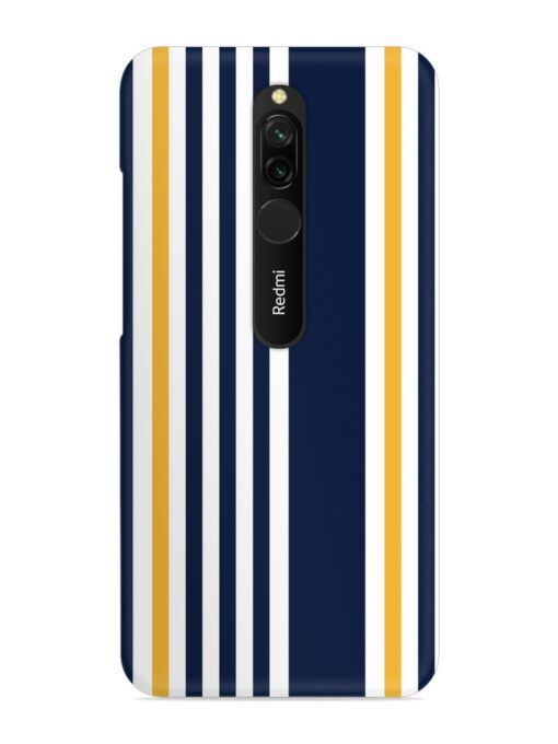 Seamless Stripe Pattern Snap Case for Xiaomi Redmi 8