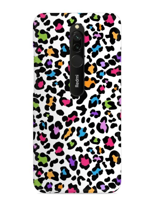 Seamless Leopard Pattern Snap Case for Xiaomi Redmi 8