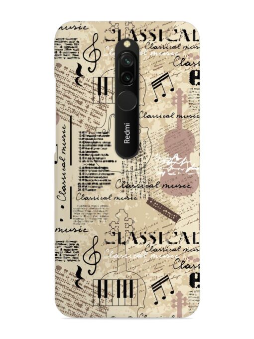 Classical Music Lpattern Snap Case for Xiaomi Redmi 8