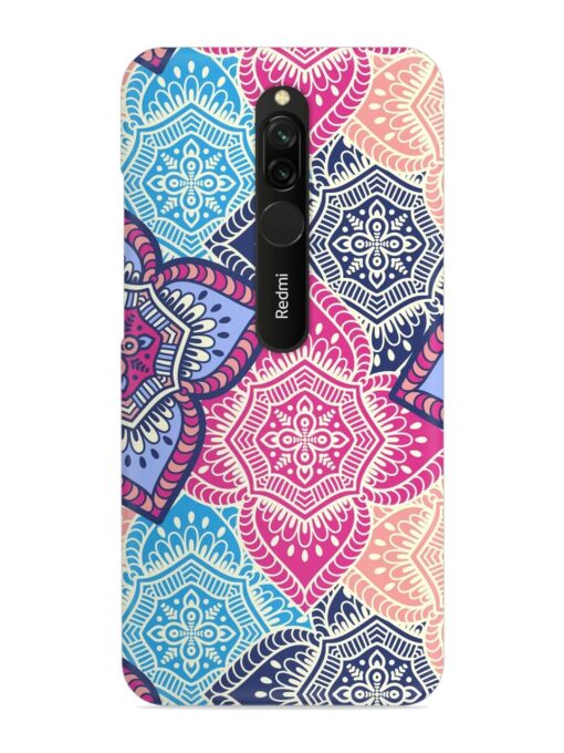 Ethnic Floral Seamless Snap Case for Xiaomi Redmi 8