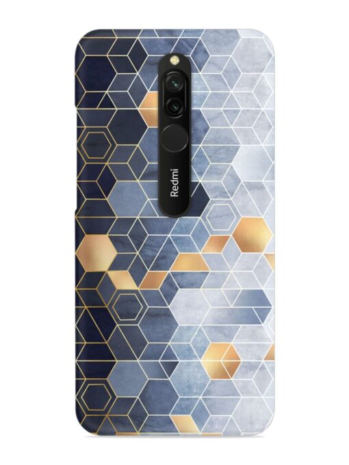 Geometric Abstraction Hexagons Snap Case for Xiaomi Redmi 8