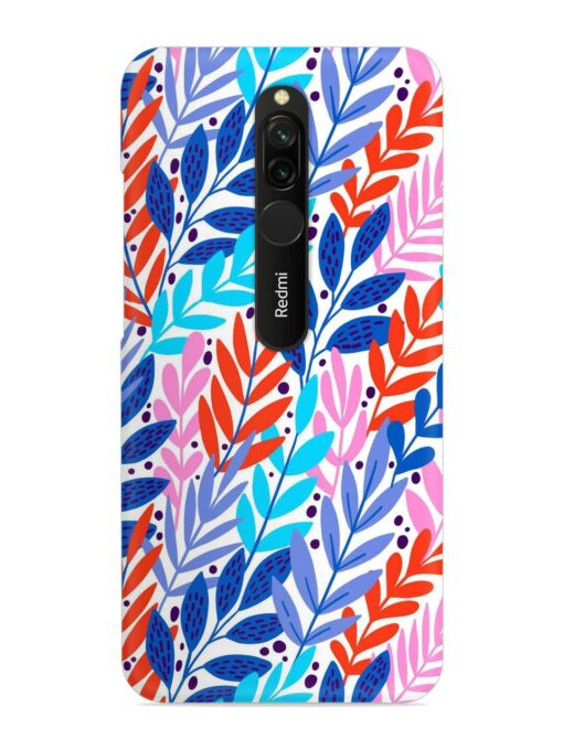 Bright Floral Tropical Snap Case for Xiaomi Redmi 8 Zapvi