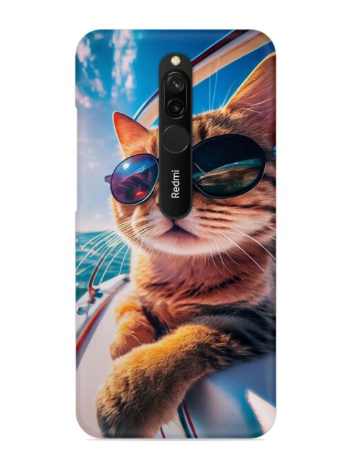 Cat In Style Snap Case for Xiaomi Redmi 8 Zapvi