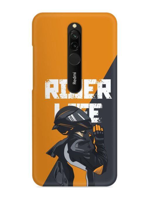 Rider Life Snap Case for Xiaomi Redmi 8