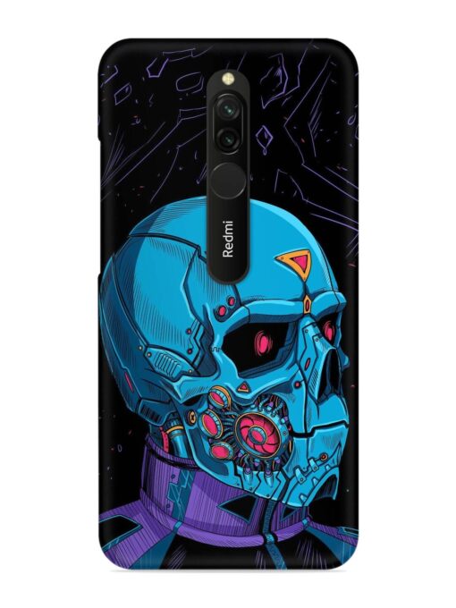 Skull Robo Vector Snap Case for Xiaomi Redmi 8