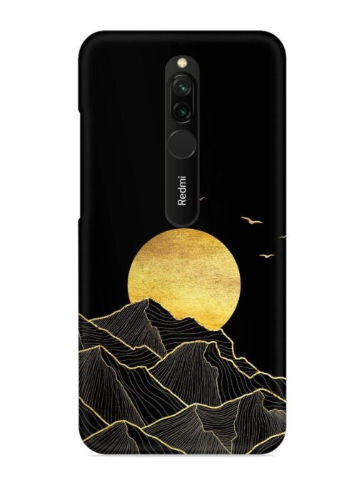 Golden Sunrise Snap Case for Xiaomi Redmi 8