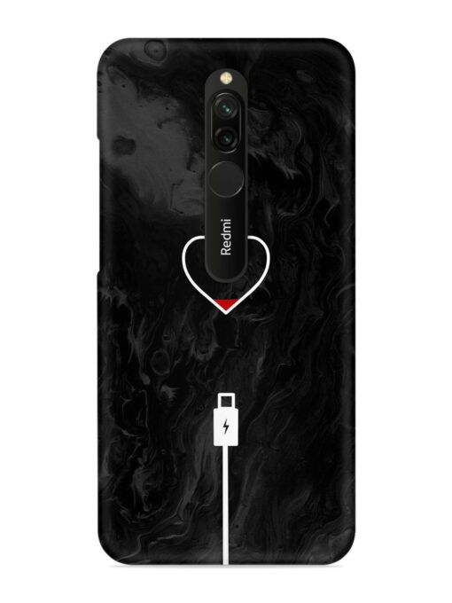 Heart Charging Vector Snap Case for Xiaomi Redmi 8 Zapvi