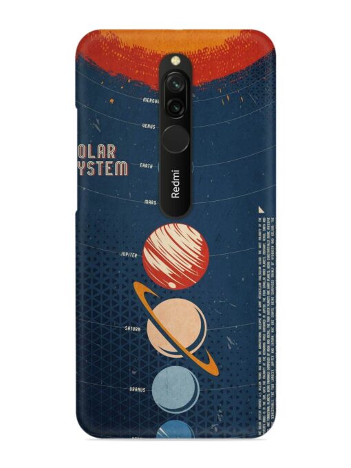 Solar System Vector Snap Case for Xiaomi Redmi 8 Zapvi