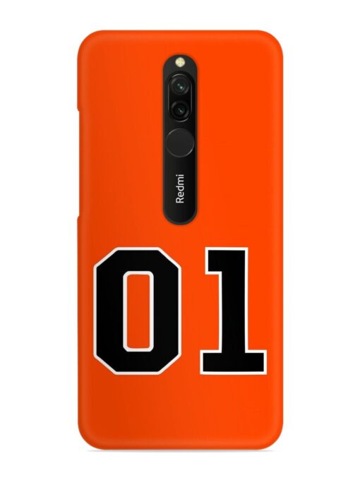 01 Number Snap Case for Xiaomi Redmi 8 Zapvi