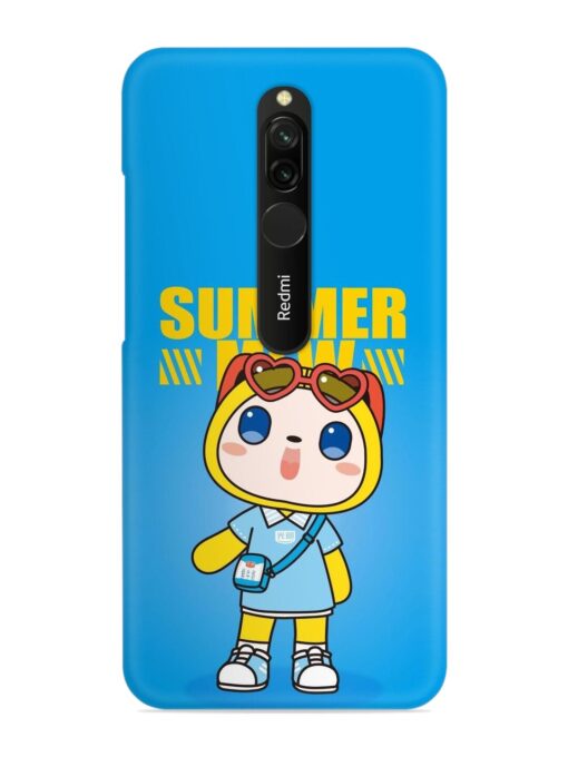 Summer Mew Cartoon Snap Case for Xiaomi Redmi 8