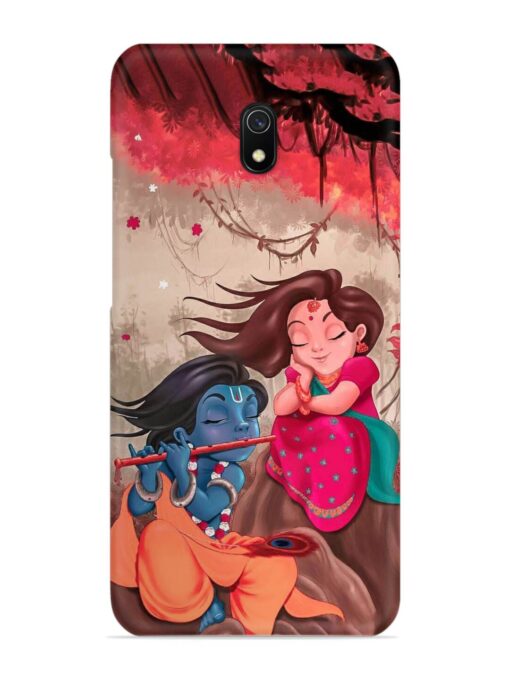 Radhe Krishna Water Art Snap Case for Xiaomi Redmi 8A Zapvi