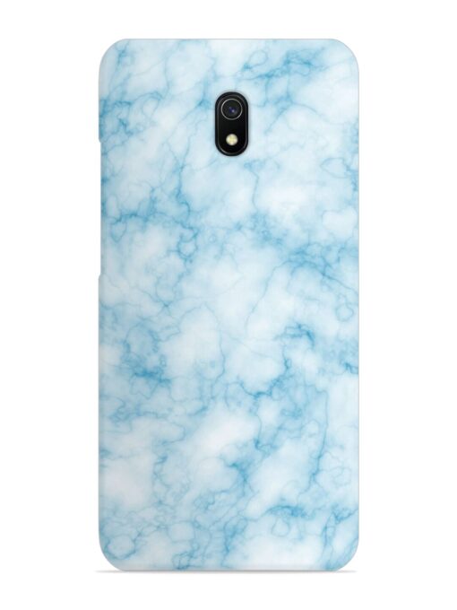 Blue White Natural Marble Snap Case for Xiaomi Redmi 8A Zapvi