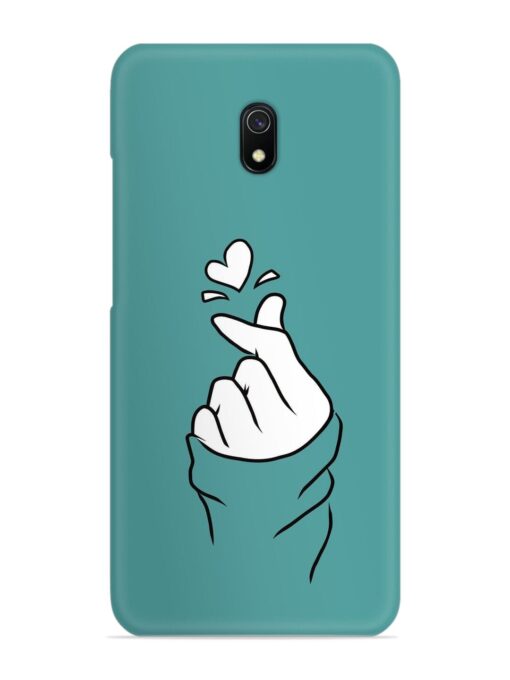 Korean Heart Sign Art Snap Case for Xiaomi Redmi 8A Zapvi