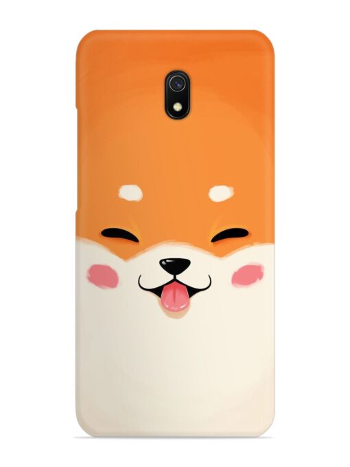 Cute Dog Face Vector Snap Case for Xiaomi Redmi 8A Zapvi