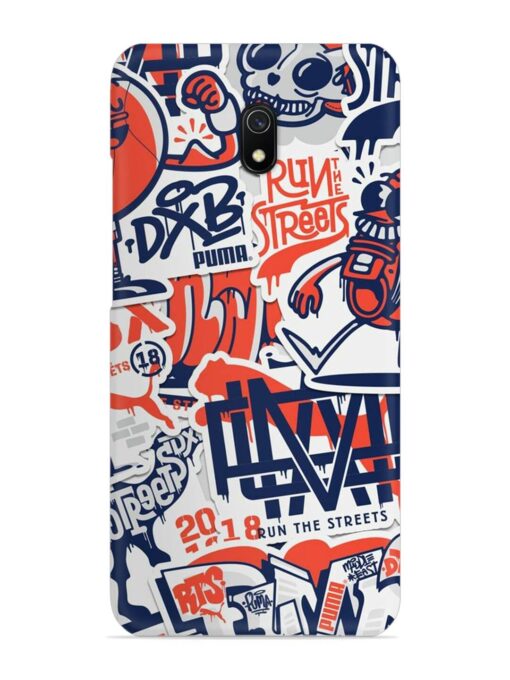 Run The Street Snap Case for Xiaomi Redmi 8A Zapvi