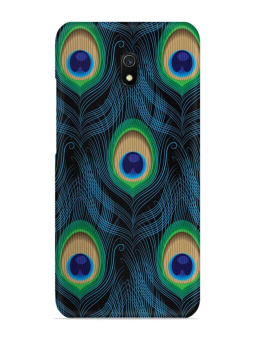 Seamless Pattern Peacock Snap Case for Xiaomi Redmi 8A Zapvi