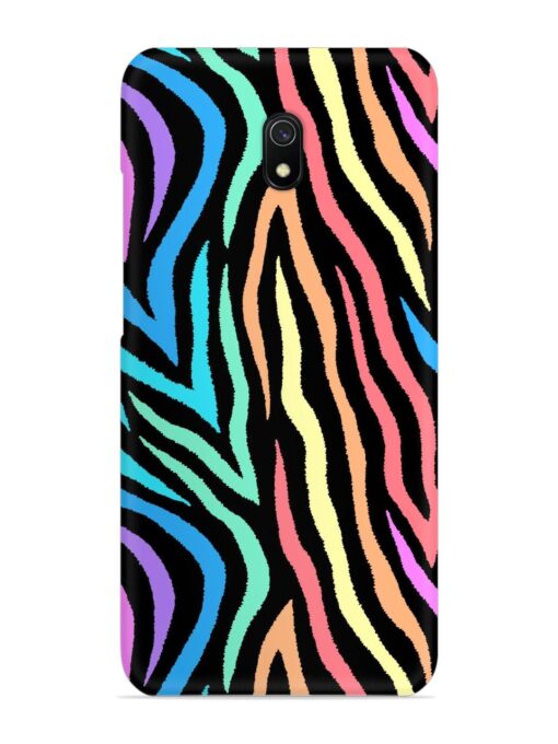 Colorful Abstract Zebra Snap Case for Xiaomi Redmi 8A Zapvi