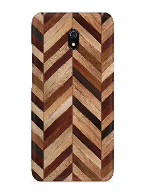 Seamless Wood Parquet Snap Case for Xiaomi Redmi 8A Zapvi