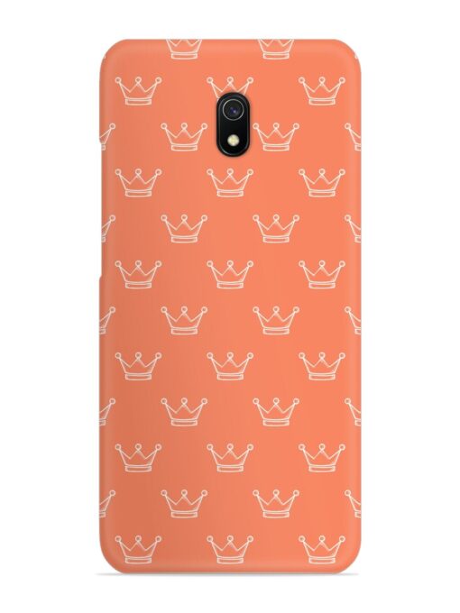 Hand Drawn Crown Snap Case for Xiaomi Redmi 8A Zapvi