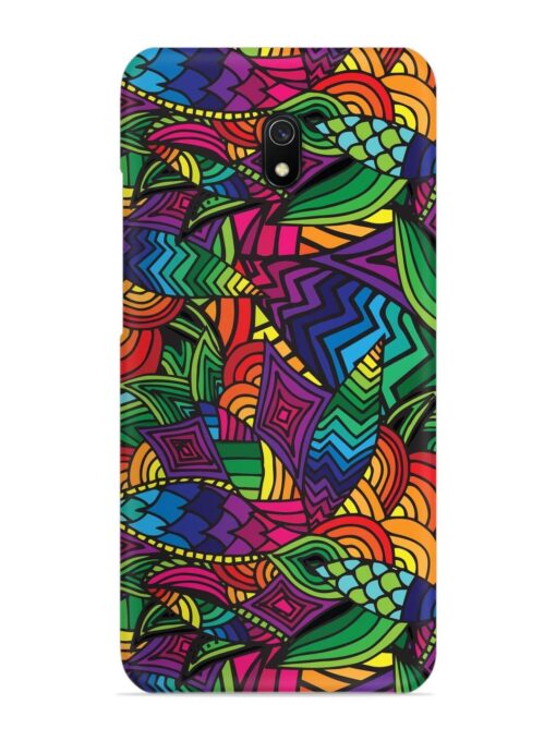 Abstract Multicolor Seamless Snap Case for Xiaomi Redmi 8A Zapvi