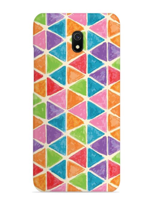 Seamless Colorful Isometric Snap Case for Xiaomi Redmi 8A Zapvi