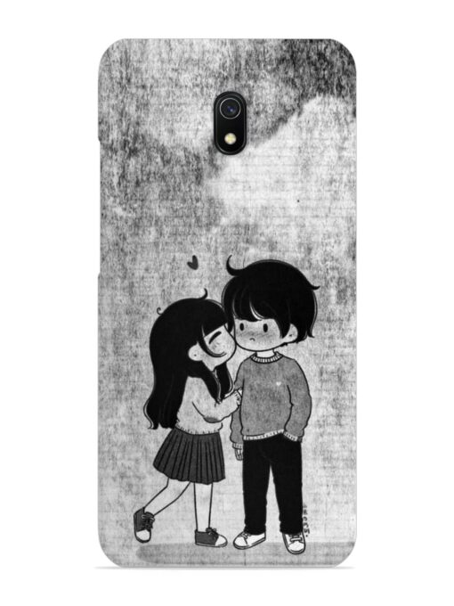 Couple Love Highlights Snap Case for Xiaomi Redmi 8A Zapvi