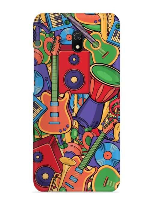 Colorful Music Art Snap Case for Xiaomi Redmi 8A Zapvi