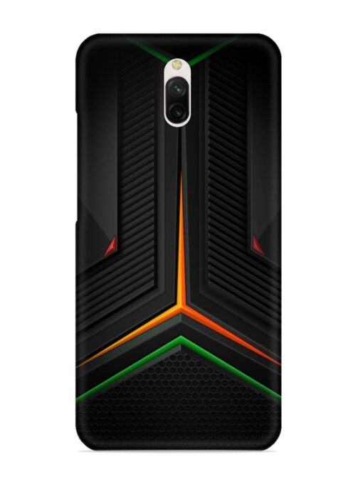 Orange Triangle Light Snap Case for Xiaomi Redmi 8A Dual Zapvi