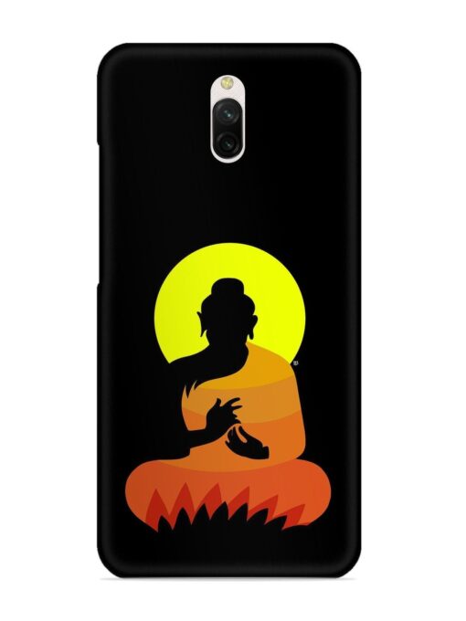 Buddha Art Black Snap Case for Xiaomi Redmi 8A Dual