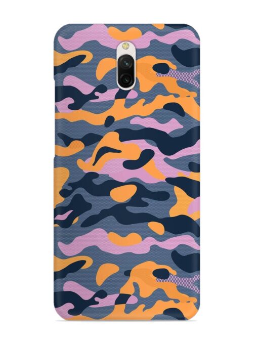 Camouflage Army Military English Orange Art Snap Case for Xiaomi Redmi 8A Dual