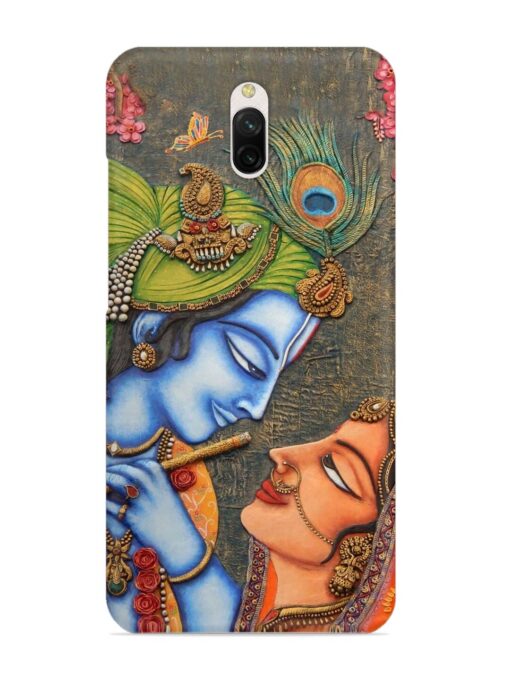 Lord Radha Krishna Flute Art Snap Case for Xiaomi Redmi 8A Dual