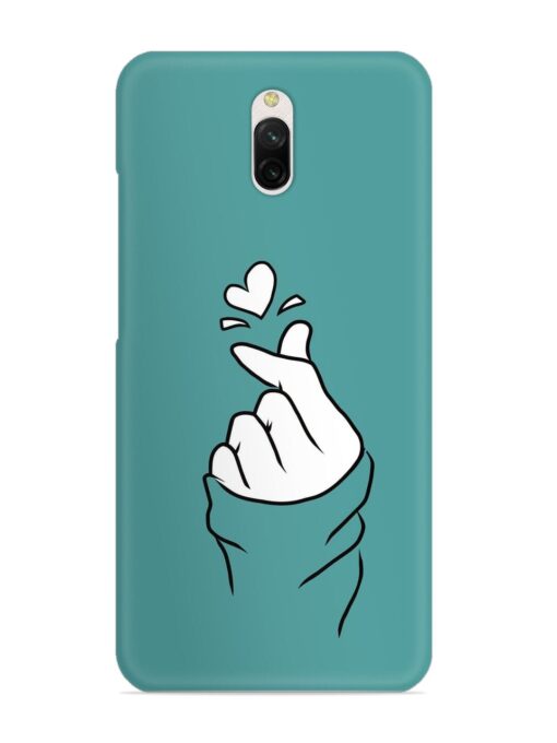 Korean Heart Sign Art Snap Case for Xiaomi Redmi 8A Dual