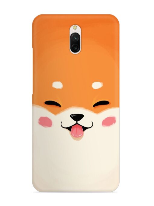 Cute Dog Face Vector Snap Case for Xiaomi Redmi 8A Dual Zapvi