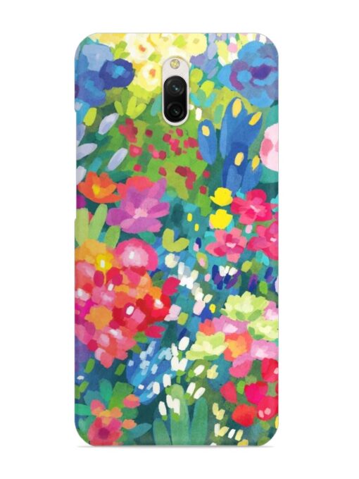 Watercolor Flower Art Snap Case for Xiaomi Redmi 8A Dual Zapvi