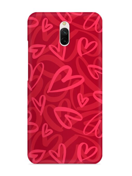 Seamless Romantic Pattern Snap Case for Xiaomi Redmi 8A Dual