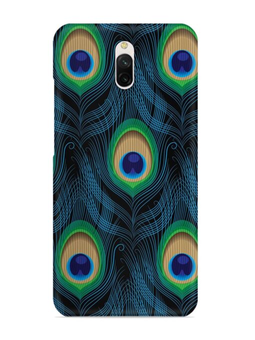 Seamless Pattern Peacock Snap Case for Xiaomi Redmi 8A Dual