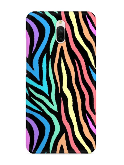 Colorful Abstract Zebra Snap Case for Xiaomi Redmi 8A Dual Zapvi