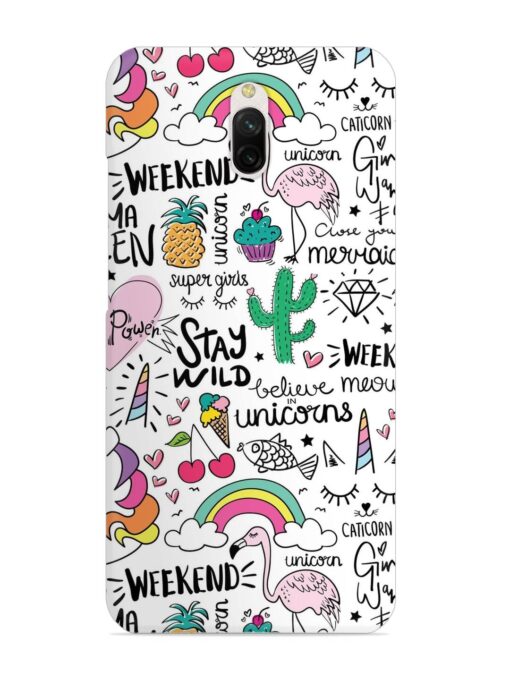 Unicorn Ice Cream Snap Case for Xiaomi Redmi 8A Dual